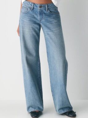 Denim Forum Low rise wide leg 90s Jean